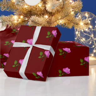 Rosenblüte Geschenkpapier