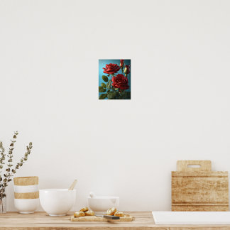 Rosenblüte Poster