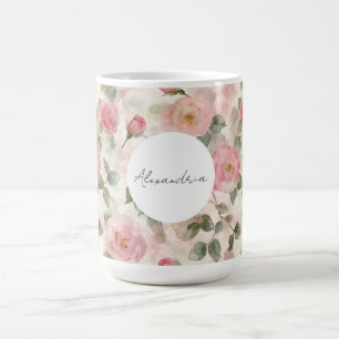 Rosenblüte Rosen Kaffeetasse