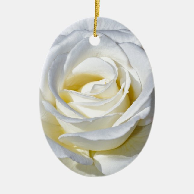 Rosenblüten aus Single Keramik Ornament (Vorne)