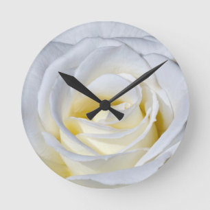 Rosenblüten aus Single Runde Wanduhr