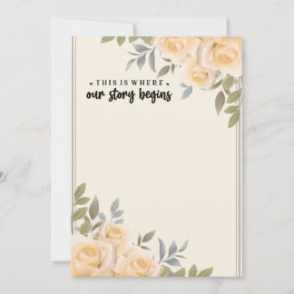 Rosenblüten Hier beginnt unsere Geschichte