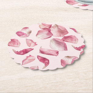 Rosenblüten-Muster Blüten und Prosecco Braut- Untersetzer