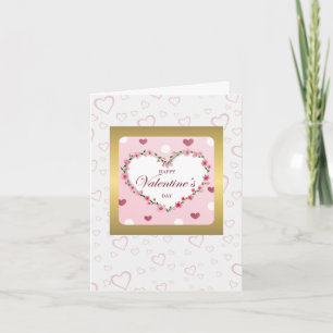 Rosenblütenherzen Valentinstag Geschenke Einladung