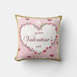 Rosenblütenherzen Valentinstag Geschenke Kissen