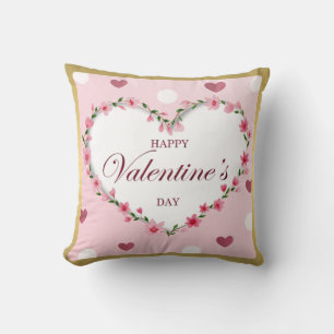Rosenblütenherzen Valentinstag Geschenke Kissen