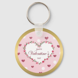 Rosenblütenherzen Valentinstag Geschenke Schlüsselanhänger