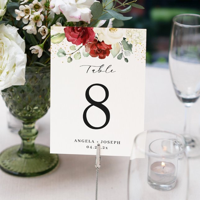 Rosenblütenkarte für die Hochzeitskarte der Roten  RSVP Karte (Von Creator hochgeladen)