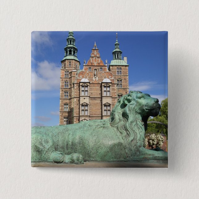 Rosenborg Palace, Kopenhagen, Dänemark Button (Vorderseite)