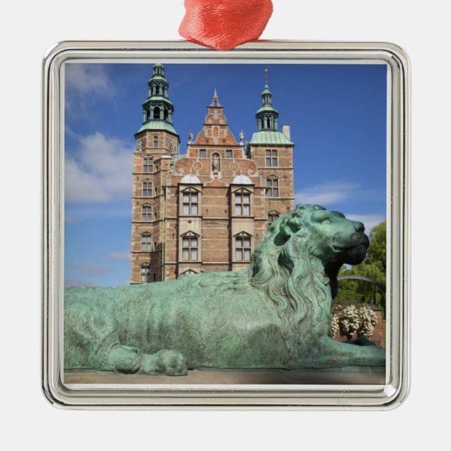 Rosenborg Palace, Kopenhagen, Dänemark Silbernes Ornament (Vorne)