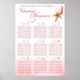 Rosenbügel für Hochzeitssitze 1-9 Poster