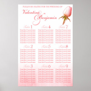 Rosenbügel für Hochzeitssitze 1-9 Poster