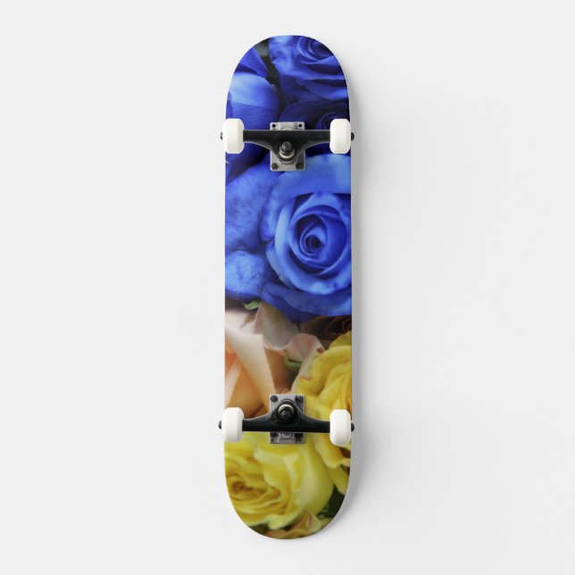 Rosenbuquette Skateboard (Vorderseite)