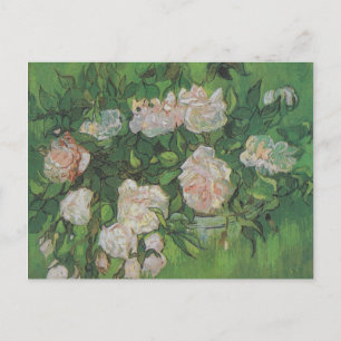Rosenbusch von Vincent Van Gogh Postkarte