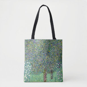 Rosenbüsche unter den Bäumen, Gustav Klimt Tasche