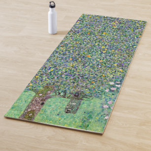 Rosenbüsche unter den Bäumen, Gustav Klimt Yogamatte
