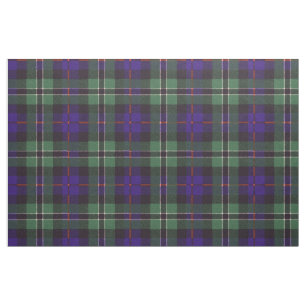 Rosenclan karierter schottischer Tartan Stoff