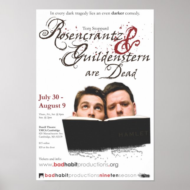 Rosencrantz & Guildenstern Poster (Vorne)