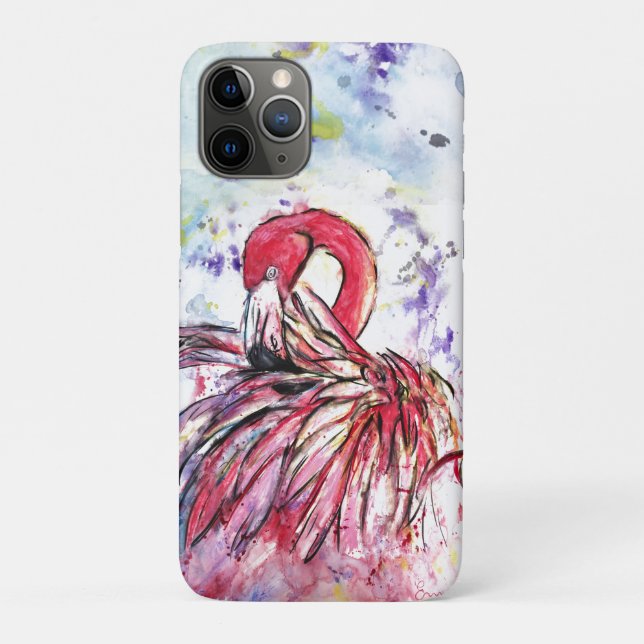 Rosenfedern Case-Mate iPhone Hülle (Rückseite)