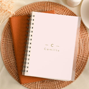 Rosenfrühe Minimalmoderne Notizblock