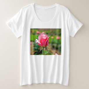 Rosengarten Große Größe T-Shirt