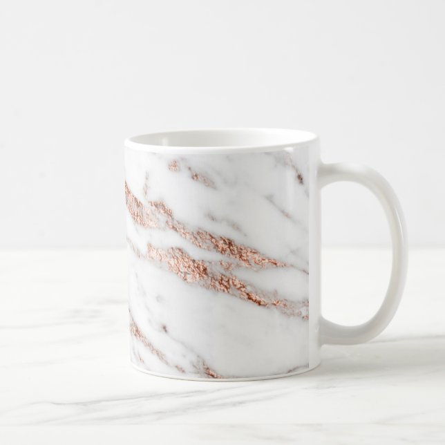 Rosengoldader-Tasse Kaffeetasse (Rechts)