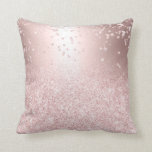 RosengoldGlitter ombre metallischer Glitzern Kissen<br><div class="desc">RosengoldGlitter ombre metallischer Glitzern Confetti. Ein schicker,  luxuriöser und bezaubernder Entwurf.</div>