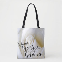 Rosengroßmutter der Groom Leinwand Tote Tag Tasche