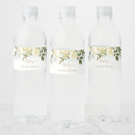 Rosengrün Brautparty Wasser Flasche