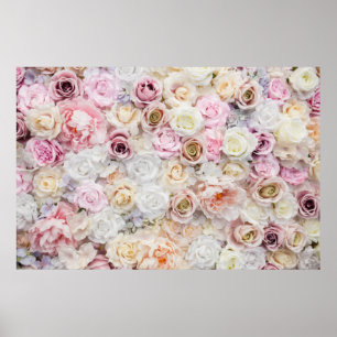 Rosenhintergrund Poster