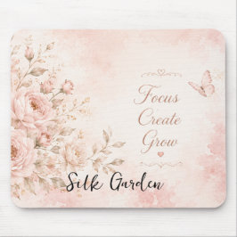 Rosenholz-Seidengarten Blumen-Mauspad Mousepad