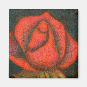 "Rosenknospe" Blumenmagnet Magnet