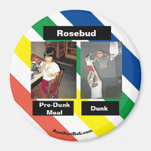 Rosenknospe Dunk Kühlschrank Magnet