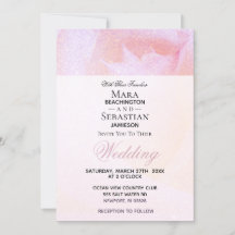 ~ Rosenknospe Rose Imitate Glitzer Peach Pink Wedd