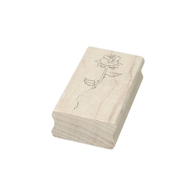 Rosenknospe Rubber Briefmarke Gummistempel (Stempel)