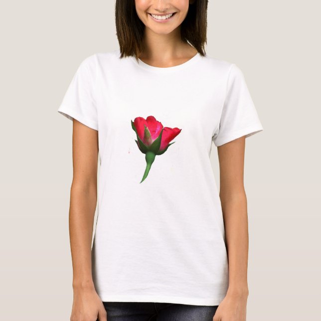 Rosenknospe T-Shirt (Vorderseite)