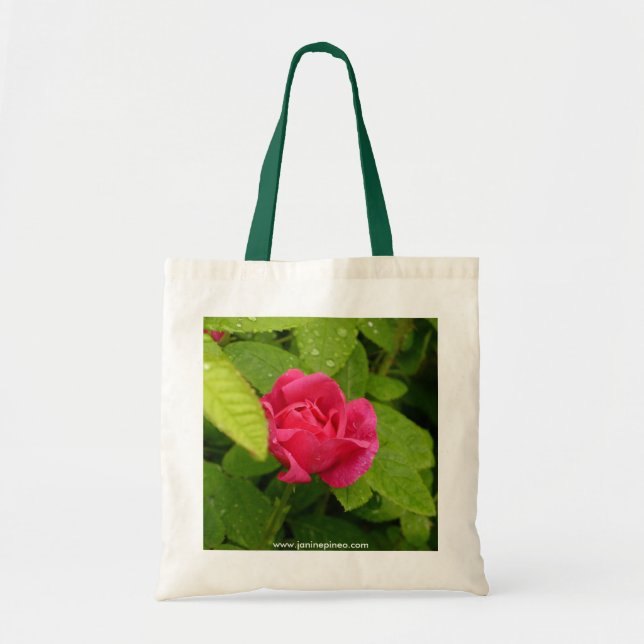 Rosenknospe-Tasche Tragetasche (Vorne)