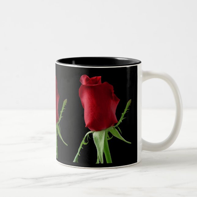 Rosenknospe Tasse (Rechts)