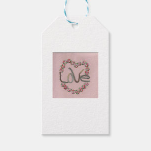 Rosenknospen-Liebes-Geschenkanhänger Geschenkanhänger