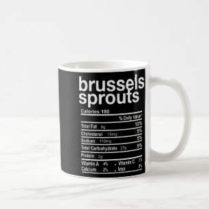 Rosenkohl Ernährungsfakten Lustiges Thanksgiving Kaffeetasse