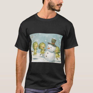 Rosenkohl tanzt um den Schneemann T-Shirt