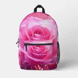 Rosenkönigin (rosa-magenta Edition) Bedruckter Rucksack