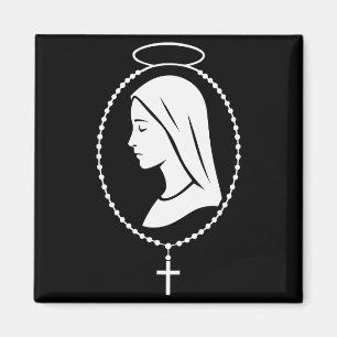 Rosenkranz der Jungfrau Maria - Katholische christ Magnet