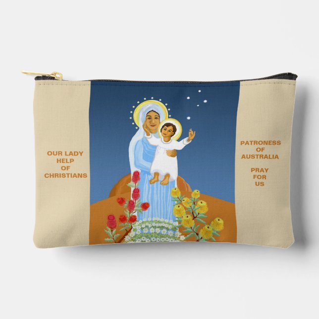 Rosenkranz von Jesus und Mary Prayerbook Zubehörtasche (Vorderseite)