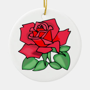 Rosenkunst-Ornamentschmuck-Dekoration Ornament