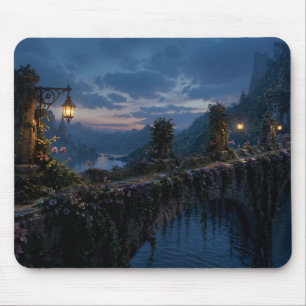 Rosenlaternen-Meeresbrücke-Gotik-Mauspad Mousepad
