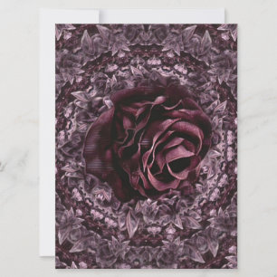 Rosenmandala einladung