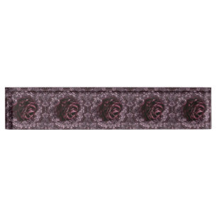 Rosenmandala namensplakette