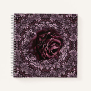 Rosenmandala notizbuch