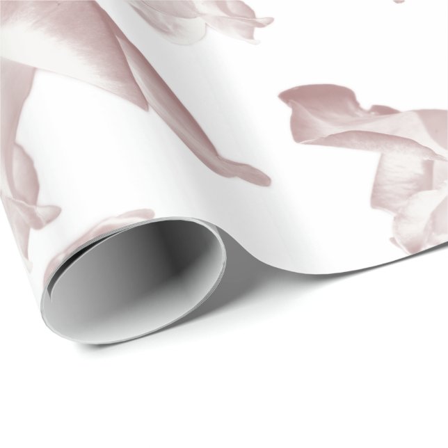 Rosenmuster Geschenkpapier (Rolleneckpunkt)